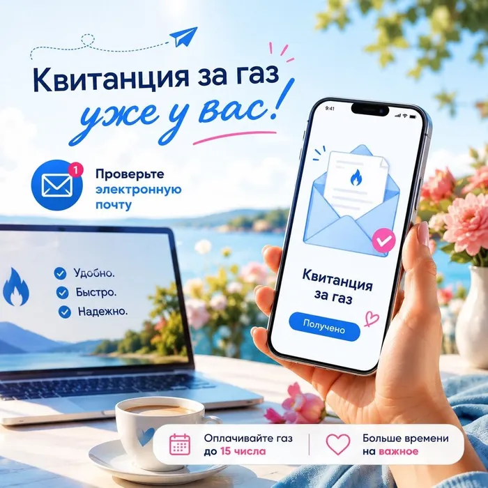 Проверьте почту_Квитанция ждет